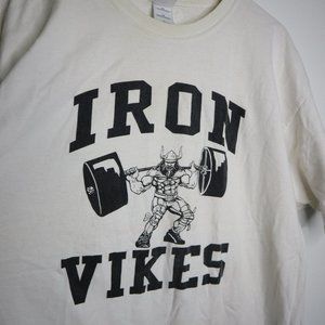 Vintage Gym Iron Vikes Vikings Tee XL